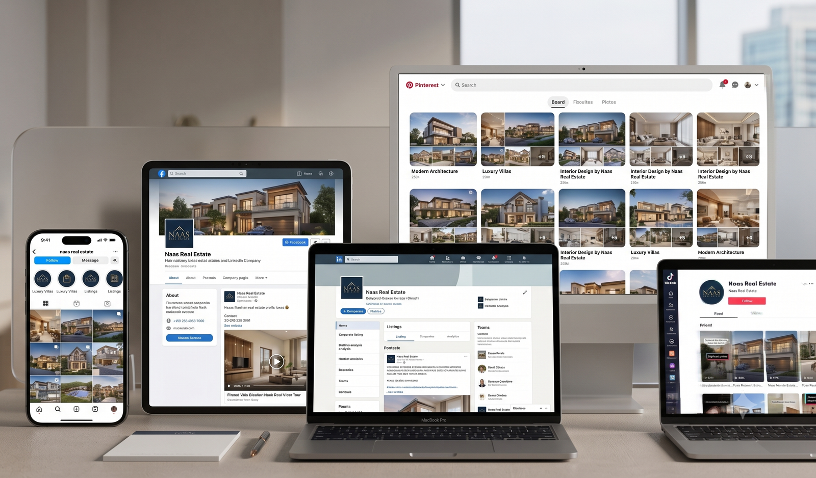 Social Media Presence Creation